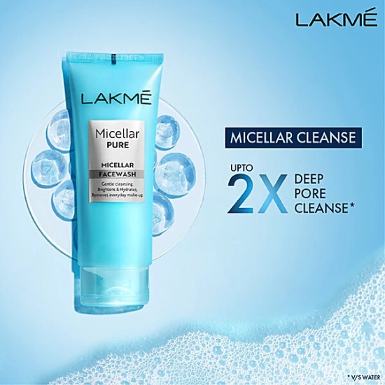 Lakme Micellar Pure Face Wash, 50 Gm