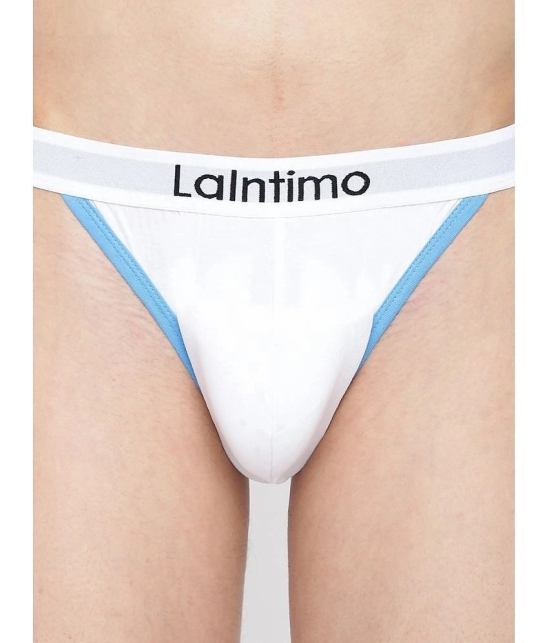 La Intimo Cotton Mens Bikini ( White ) - None