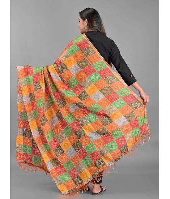 Apratim - Multicoloured Silk Womens Dupatta - ( Pack of 1 ) - Multicoloured