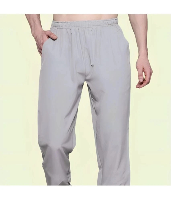 AKTIF Grey Lycra Mens Joggers ( Pack of 1 ) - None