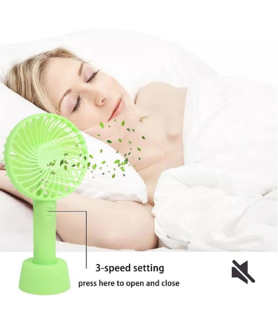 EIGHTEEN ENTERPRISE Hand fan Rechargeable With USB Charging. - Multi Color