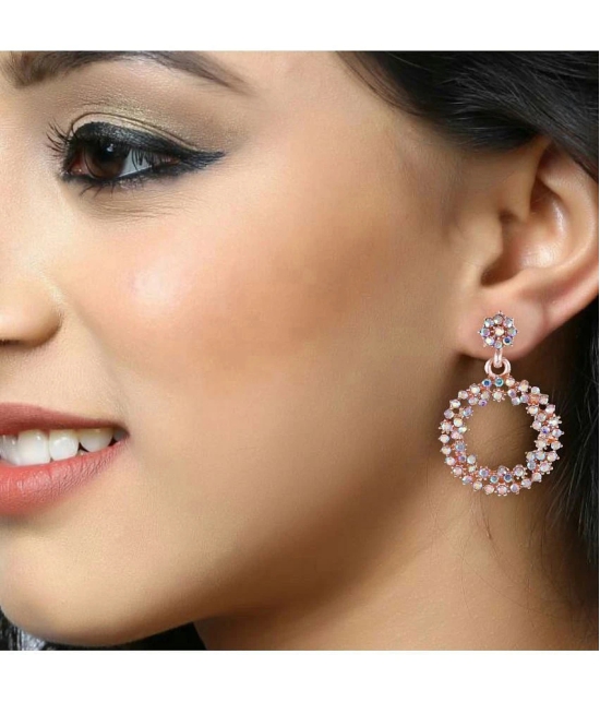 VIVASTRI Multicolor Jhumki Earrings ( Pack of 1 ) - Multicolor