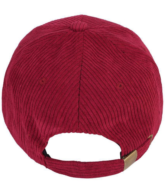 PENYAN Maroon Cotton Blend Mens Cap ( Pack of 1 ) - Maroon