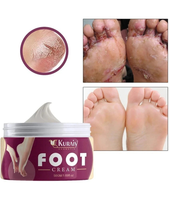 KURAIY Foot Crack Cream For Dry Cracked Heels & Feet Foot Cream (50gm)