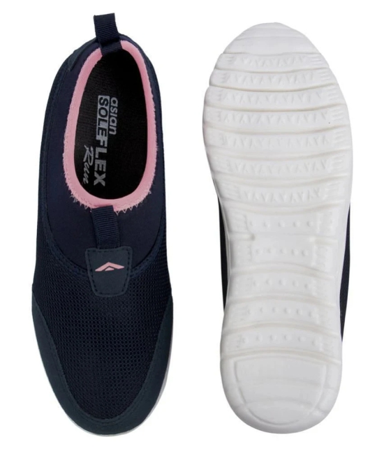 ASIAN - Navy Womens Slip On - None