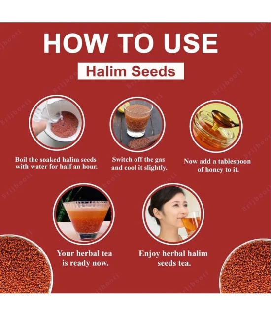 BrijBooti Organic Halim Seeds - 400 gm | Garden Cress Seeds | Immunity Booster Superfood