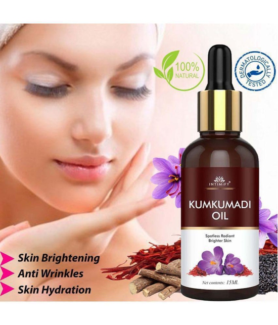 Intimify Kumkumadi Oil, for Skin Brightening, Skin Whitening, anti acne serum, skin whetining serum, 30 ml