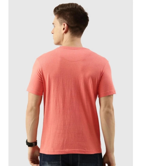 Bene Kleed - Peach Cotton Blend Regular Fit Mens T-Shirt ( Pack of 1 ) - None