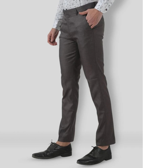 Inspire Clothing Inspiration - Grey Polycotton Slim - Fit Mens Chinos ( Pack of 1 ) - None