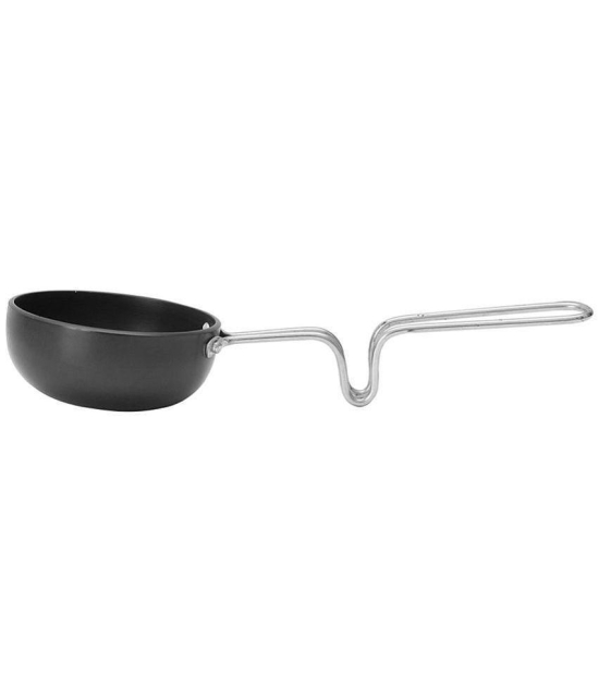 Milton Pro Cook Hard Anodized Tadka Pan, 12 cm, Dark Grey