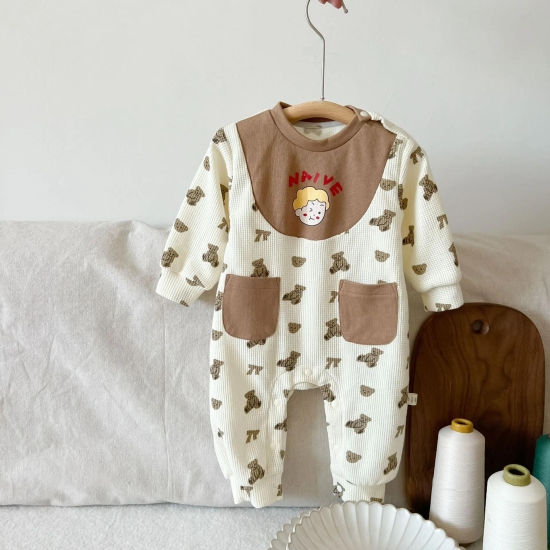 Naive Bear Romper-0 to 6 Months