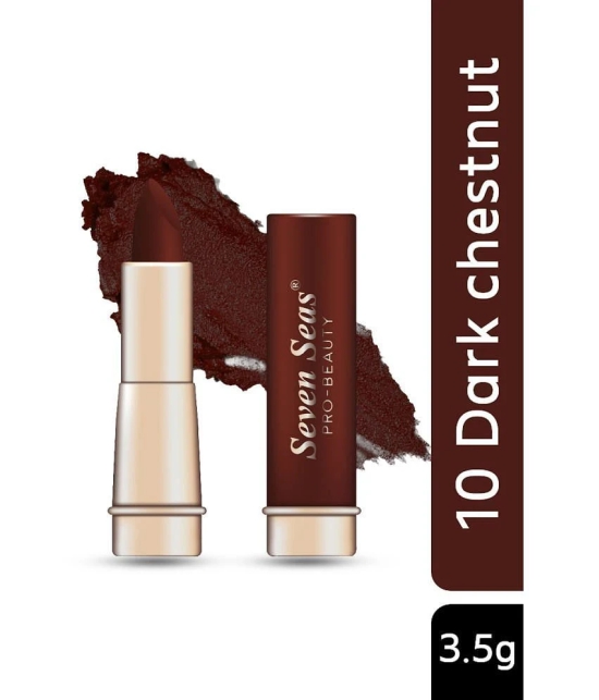 Seven Seas Classy Matte Full Coverage Long Lasting &Smudge Proof Matte Lipstikc (Dark chestnut 3.5g)