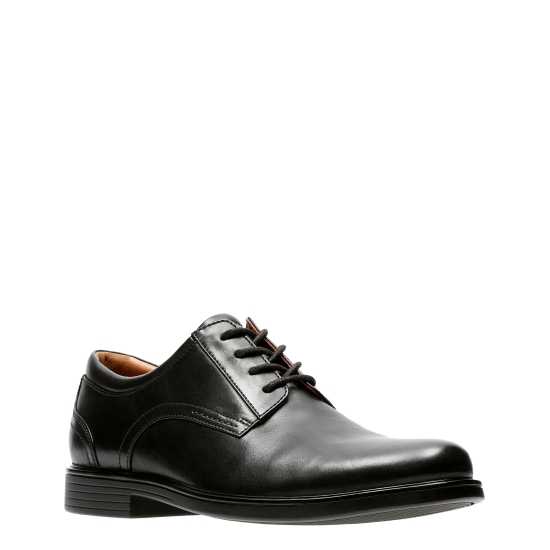 Un Aldric Lace Black Leather