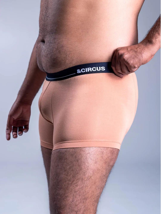 Men's Boxer-briefs - Almond Nude-2XL