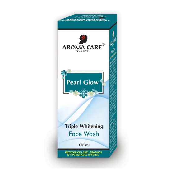 Aroma Care Pearl Glow Triple Whitening Face Wash, 100 gm