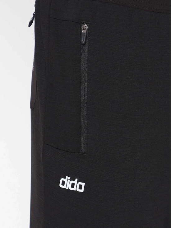 Dida Sportswear Black Polyester Mens Sports Joggers ( Pack of 1 ) - None