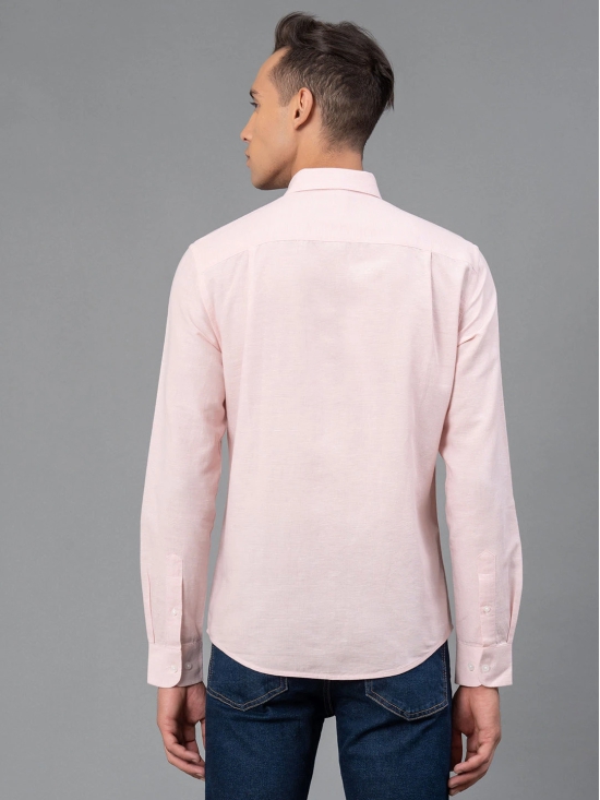 Red Tape Casual Shirt for Men | Light Pink | Comfortable & Breathable | Durable & Moisture Absorbent | Button Down Collar | Full Sleeves | With Pocket