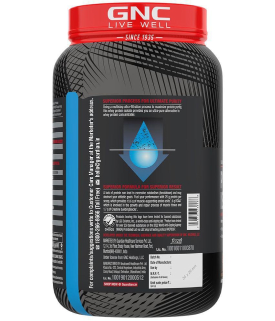 GNC Ind Amp Isolate low Carb 1 gm