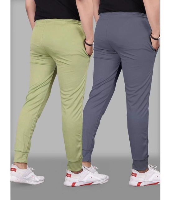 Gazal Fashions - Multicolor Polyester Mens Joggers ( Pack of 2 ) - None