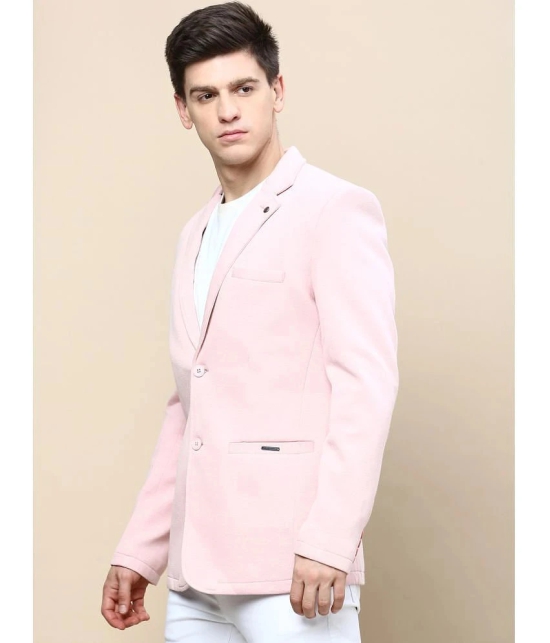 Showoff Cotton Blend Mens Blazer - Pink ( Pack of 1 ) - None