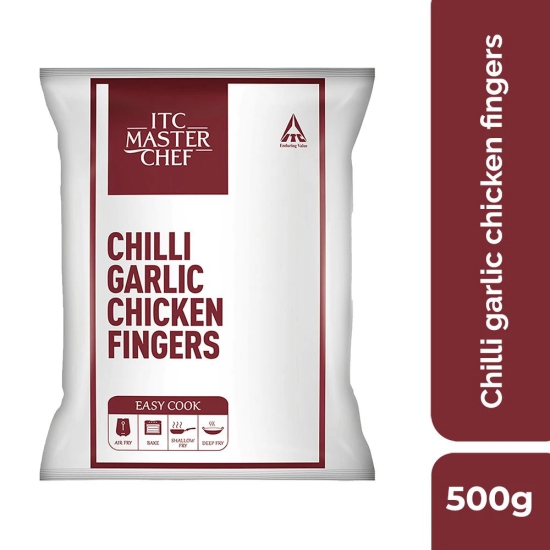 ITC Master Chef Chilli Garlic Chicken Fingers 500g-ITC Master Chef Chilli Garlic Chicken Fingers 500g