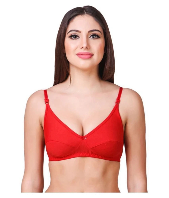 Kiran Enterprises Cotton Push Up Bra - Multi Color - 34B