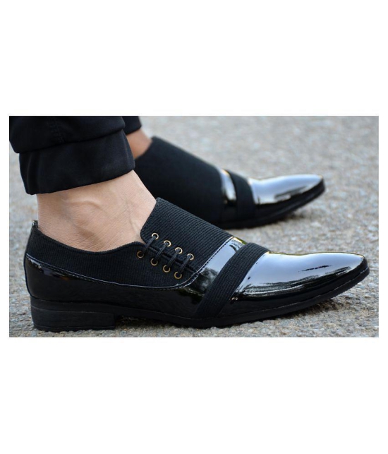 Aadi - Black Men's Slip On Formal Shoes - None