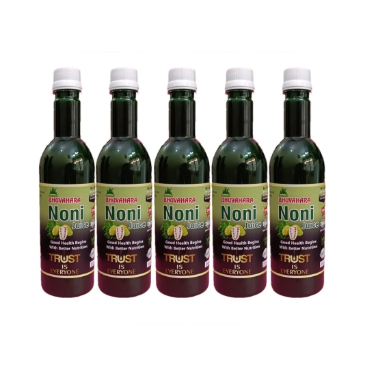 BHUVAHARA Ayurvedic Noni Juice, 100ml Bottle, Pack of 5