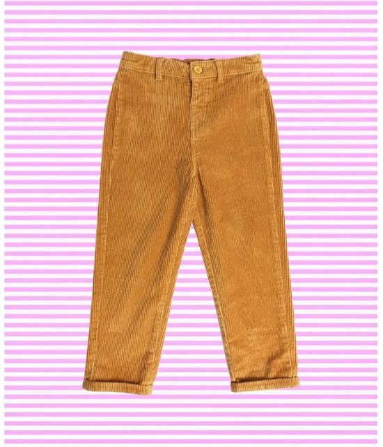 MINI KLUB - Brown Cotton Boys Trousers ( Pack of 1 ) - None