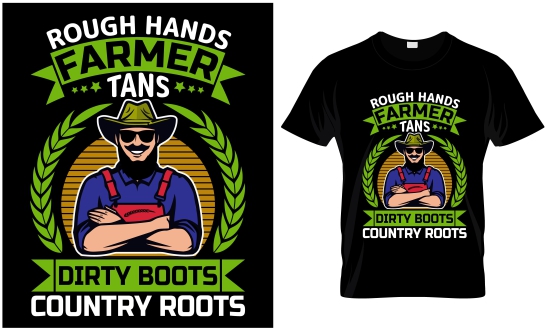 Rough Hands Farmer Tans Dirty Boots Country Roots-S