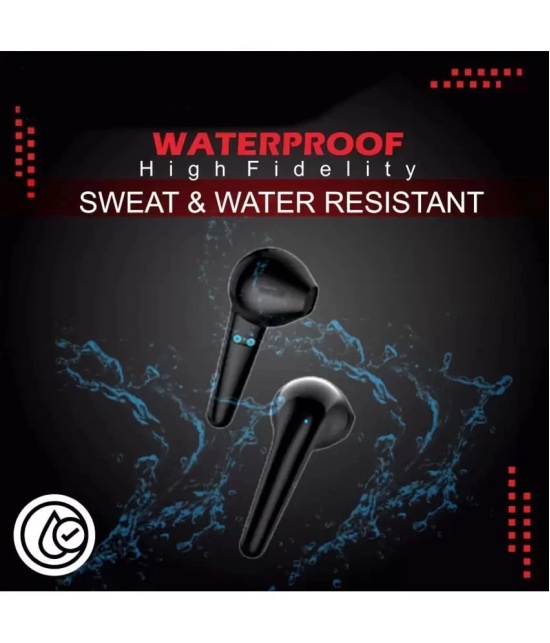 VERONIC M11 Bluetooth True Wireless (TWS) In Ear 30 Hours Playback Fast charging,Powerfull bass IPX4(Splash & Sweat Proof) Black