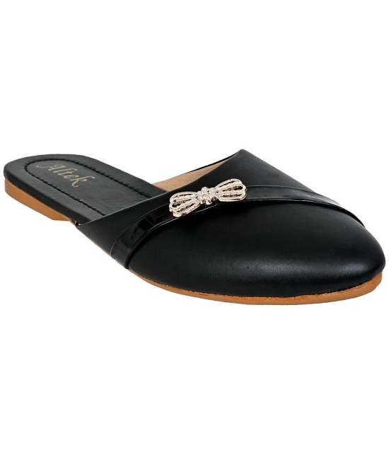 Altek - Black Womens Flats - None