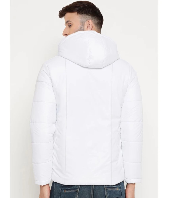 9TY3REE Polyester Mens Puffer Jacket - White ( Pack of 1 ) - None