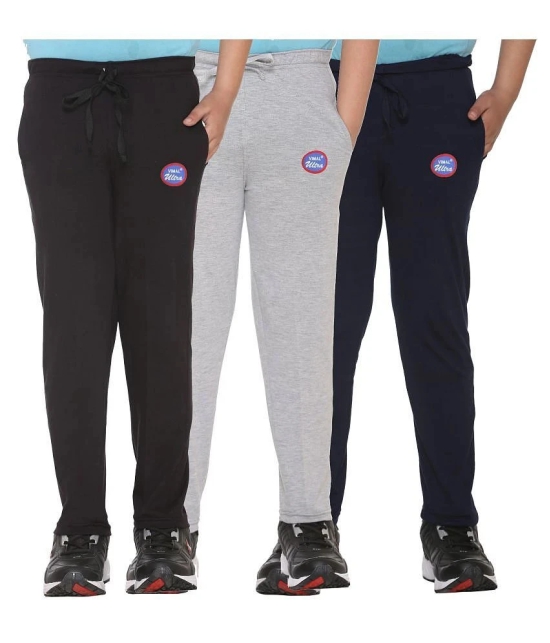 Vimal Jonney Multicolor Cotton Blended Trackpants For Boys - Pack Of 3 - 13-14 Years