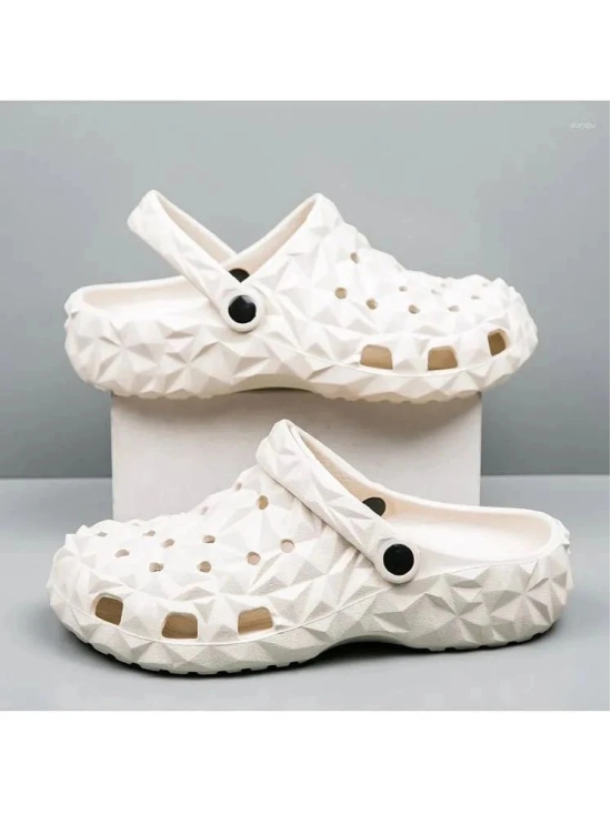 Secritas - White Mens Clogs - None