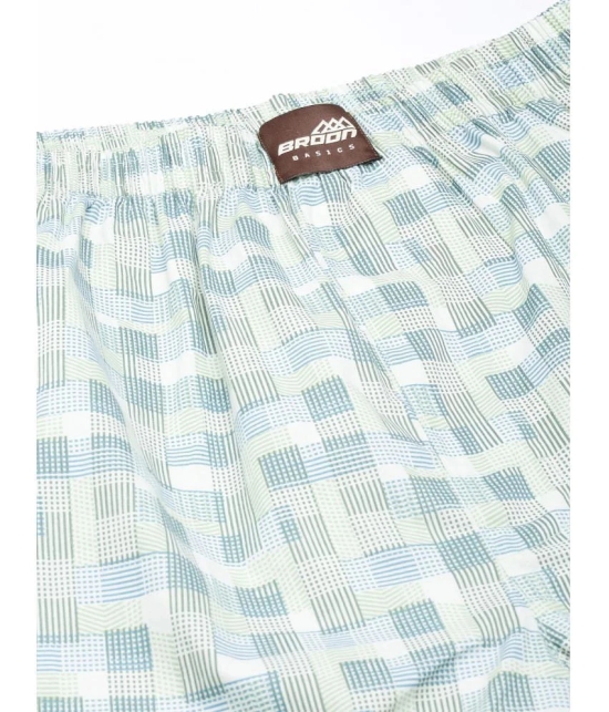 broon Multicolor BOXER SHORTS Cotton Mens Boxer- ( Pack of 3 ) - None