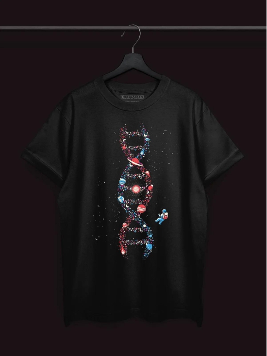 DNA Astronaut Tshirt-Medium / Black