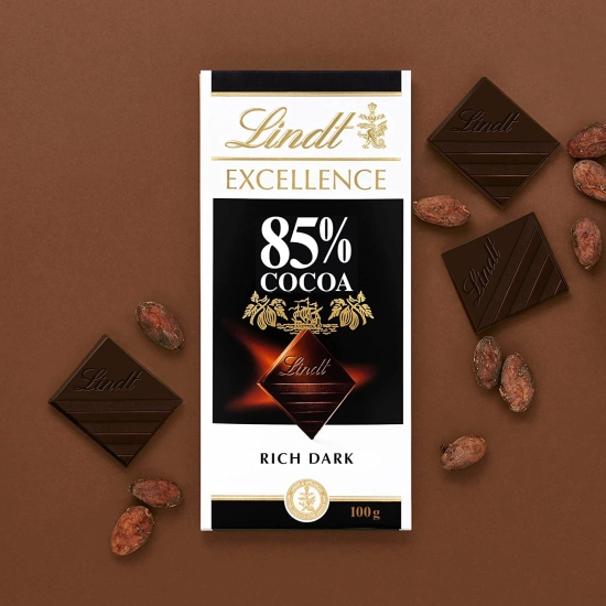 Lindt Excellence Dark 85% Cocoa, 100 Gm