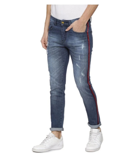 Campus Sutra Blue Slim Jeans - None