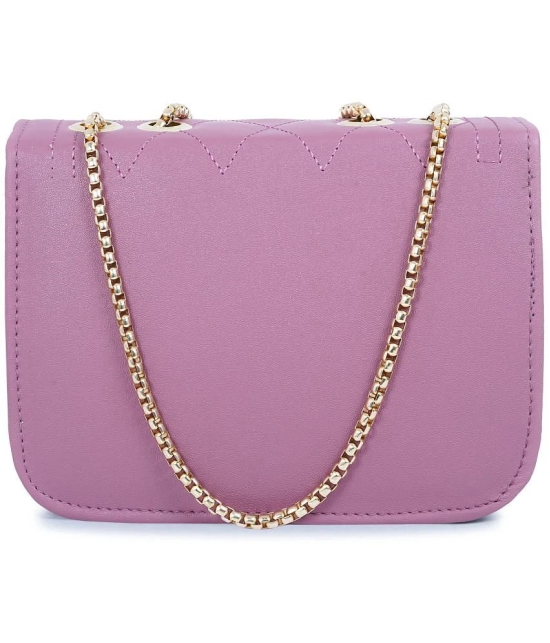 Brandroot - Pink PU Sling Bag - Pink