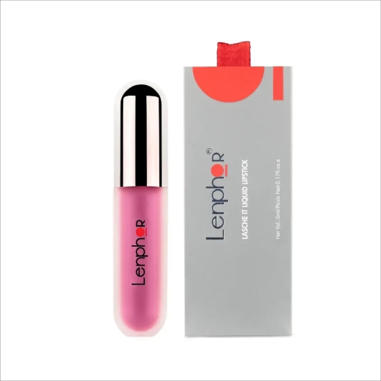 Lenphor Lasche It Liquid Lipstick-Vermilion Wine