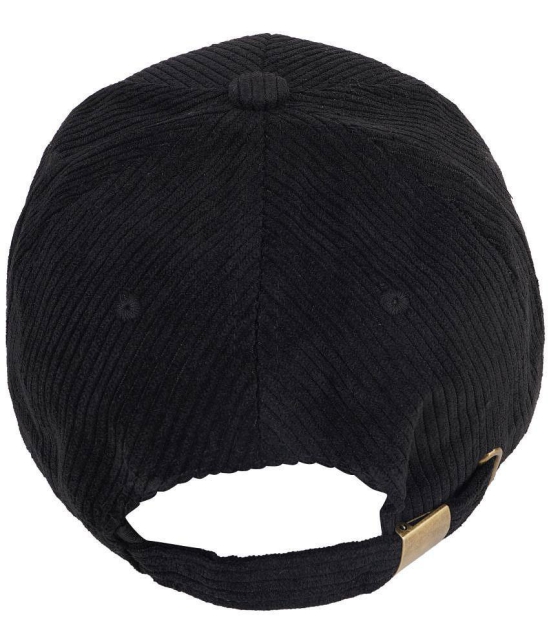 PENYAN Black Cotton Blend Mens Cap ( Pack of 1 ) - Black