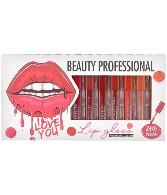 Lenon Beauty Professional Liquid Lipstick Pack of 12 (24 Hrs Stay) Lip Gloss