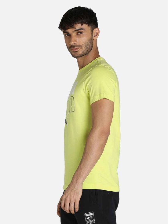 PUMA Double Logo Mens Slim Fit T-Shirt