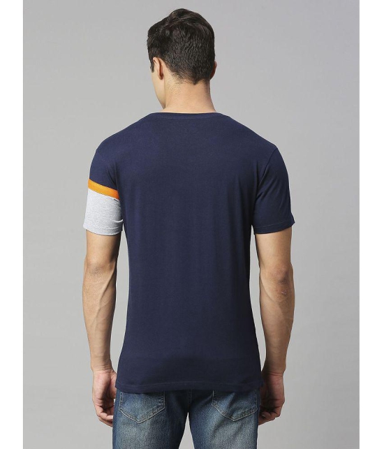 FanCode - Navy Blue Cotton Regular Fit Men's Sports T-Shirt ( Pack of 1 ) - None