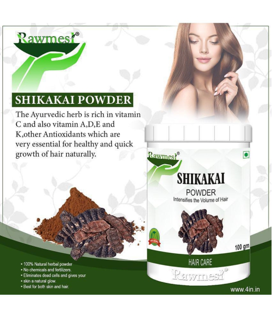 rawmest Shikakai Powder| For Hair Care Hair Scalp Treatment 200 g Pack of 2