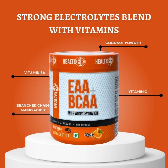 EAA BCAA Supplement with Electrolytes-Orange