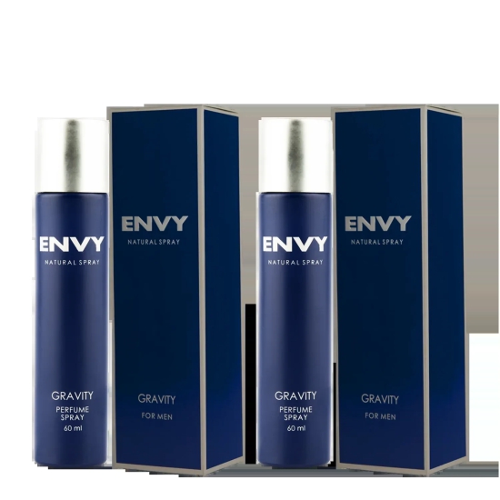 ENVY Natural Spray Gravity Perfume Pack of 2 -120ml