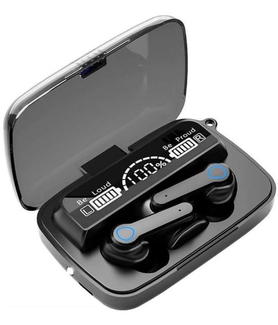 Neo M19 EAR BUDS Type C True Wireless (TWS) On Ear 4 Hours Playback Active Noise cancellation IPX4(Splash & Sweat Proof) Black