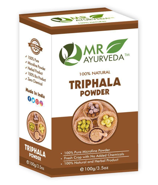 MR Ayurveda Triphala Powder, Hair Care Hair Scalp Treatment 100 g